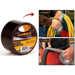 Fita multiuso silver tape 48mm x 5 metros - hammer preto