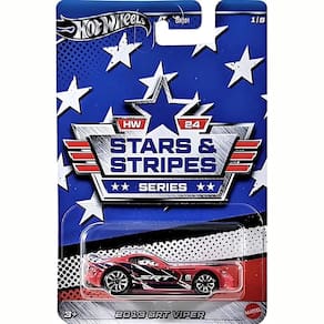 Carrinho Hot Wheels Star e Stripes Séries 2024 Mattel GRT01