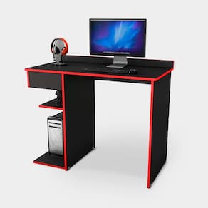 Escrivaninha Gamer Mesa com Gaveta e Prateleira ABX 95x82cm