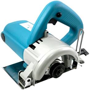 Serra Mármore 4.3/8´´ 110mm 1200W 12000 Rpm com 2 Discos Diamante Madeira Importway IWSM Azul