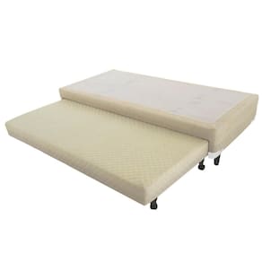 Cama Box CASAL Bicama Bege Rajado - 138x188