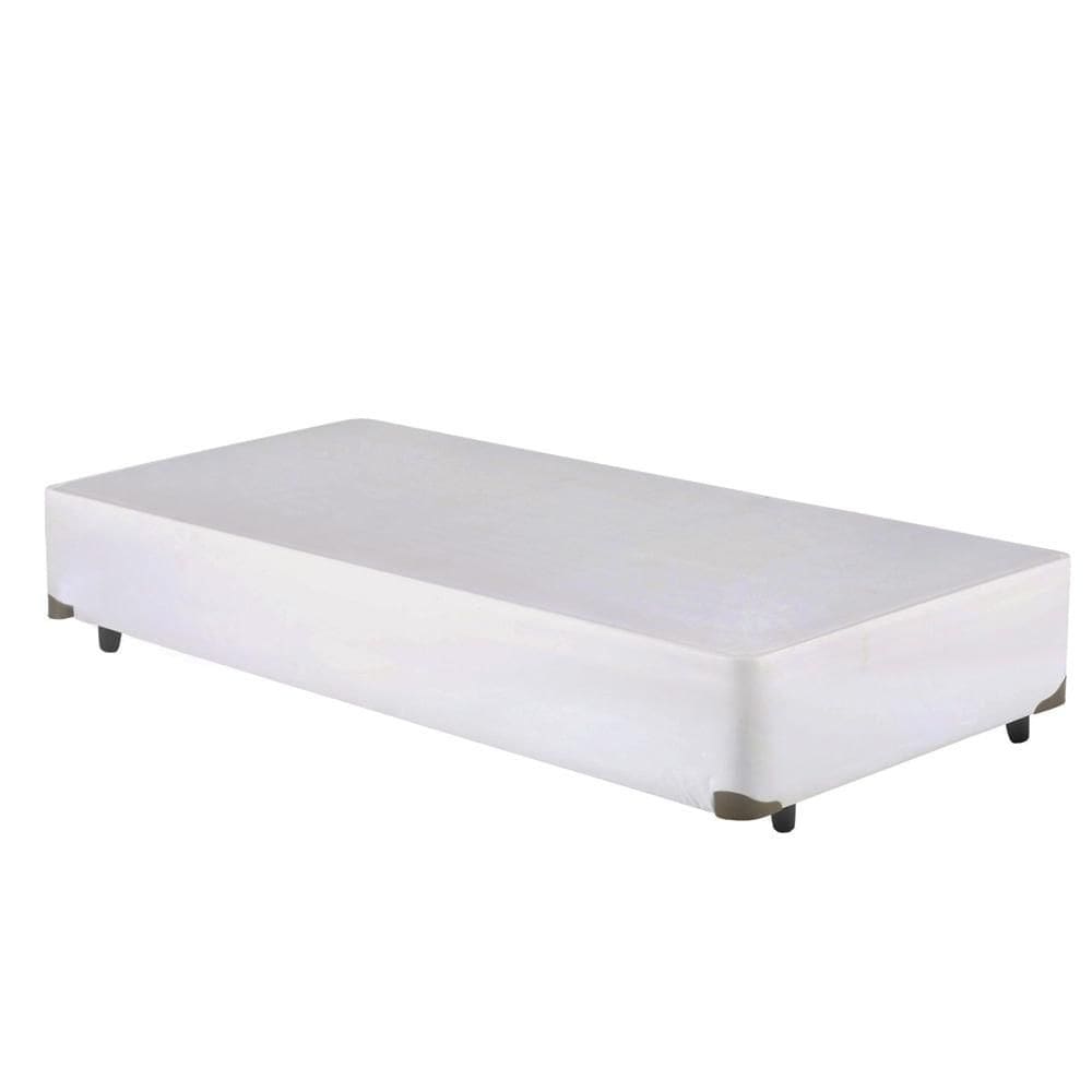 Cama Box SOLTEIRO Corano Branco Universal - 088x188