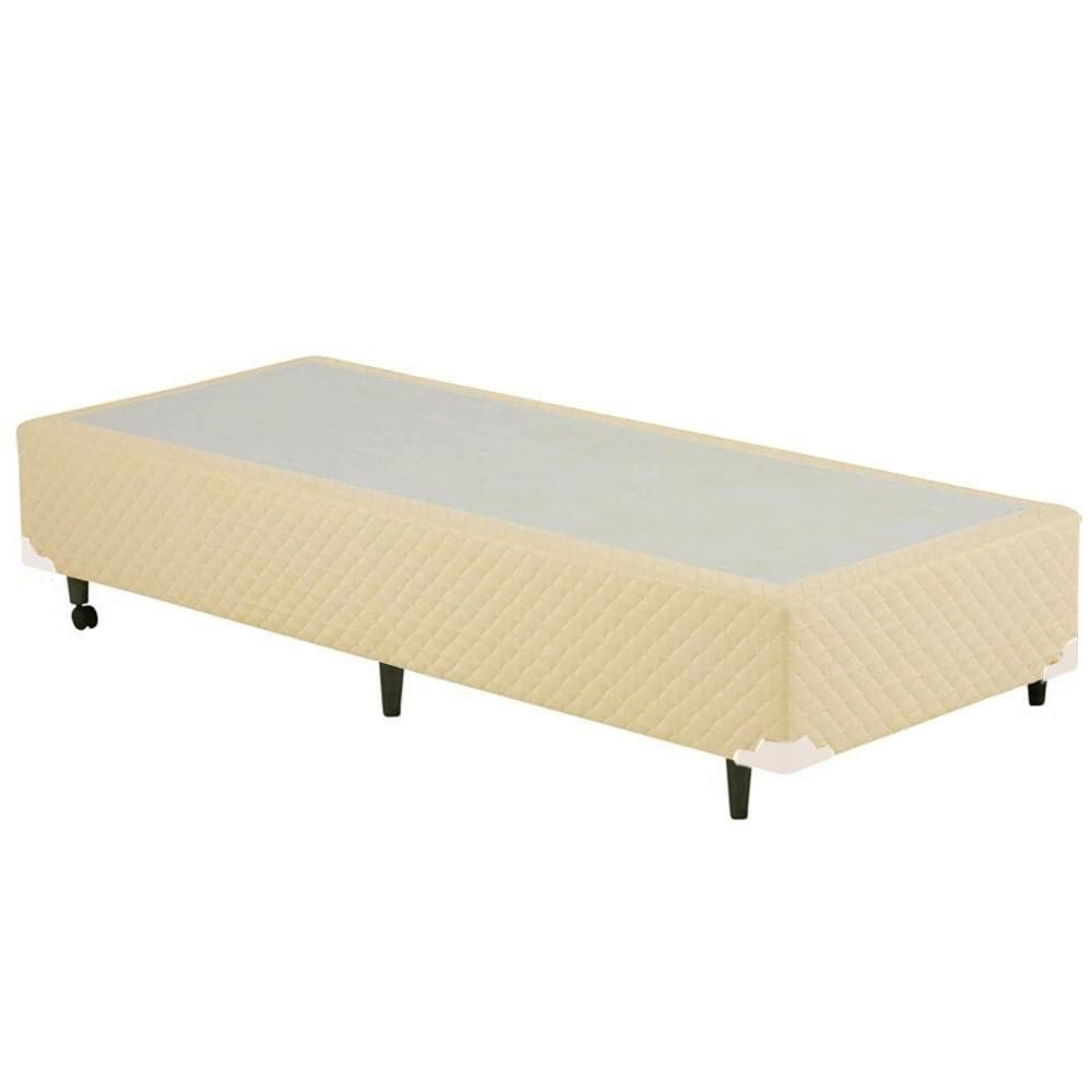 Cama Box SOLTEIRO Bege Rajado - 096x203