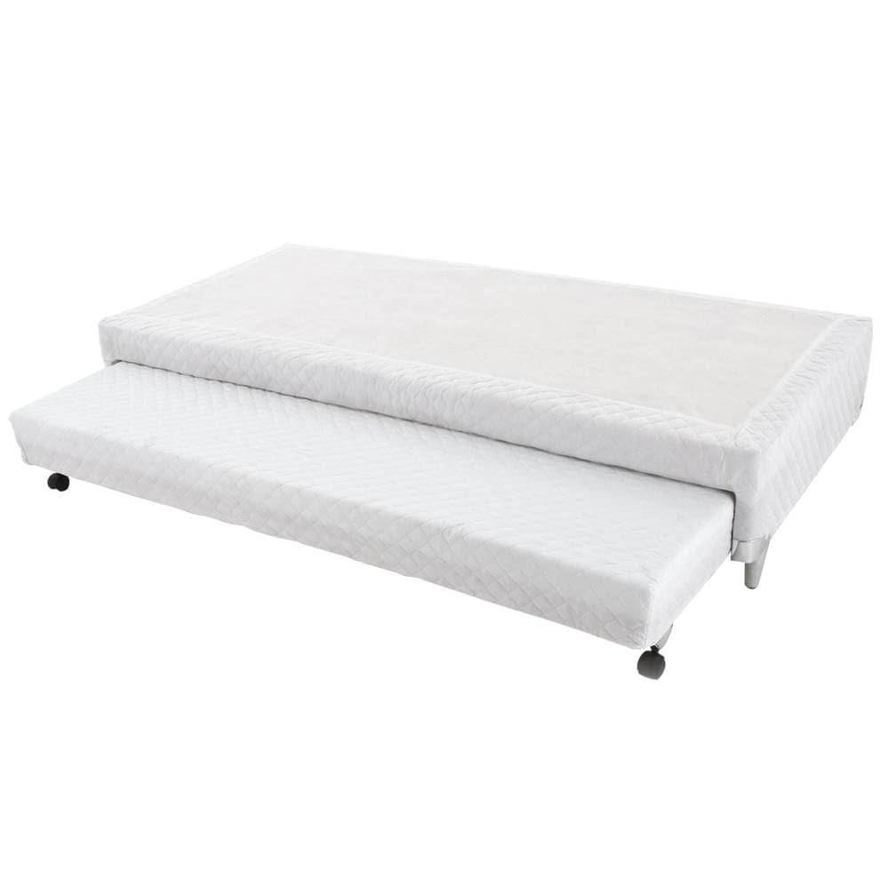 Cama Box SOLTEIRÃO Bicama Branco - 096x203