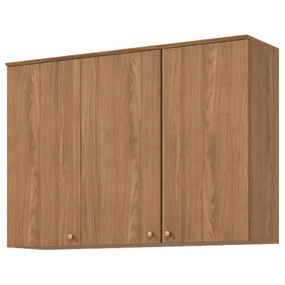 Armário Aéreo 3 Portas 120 cm Requinte Nature - Henn