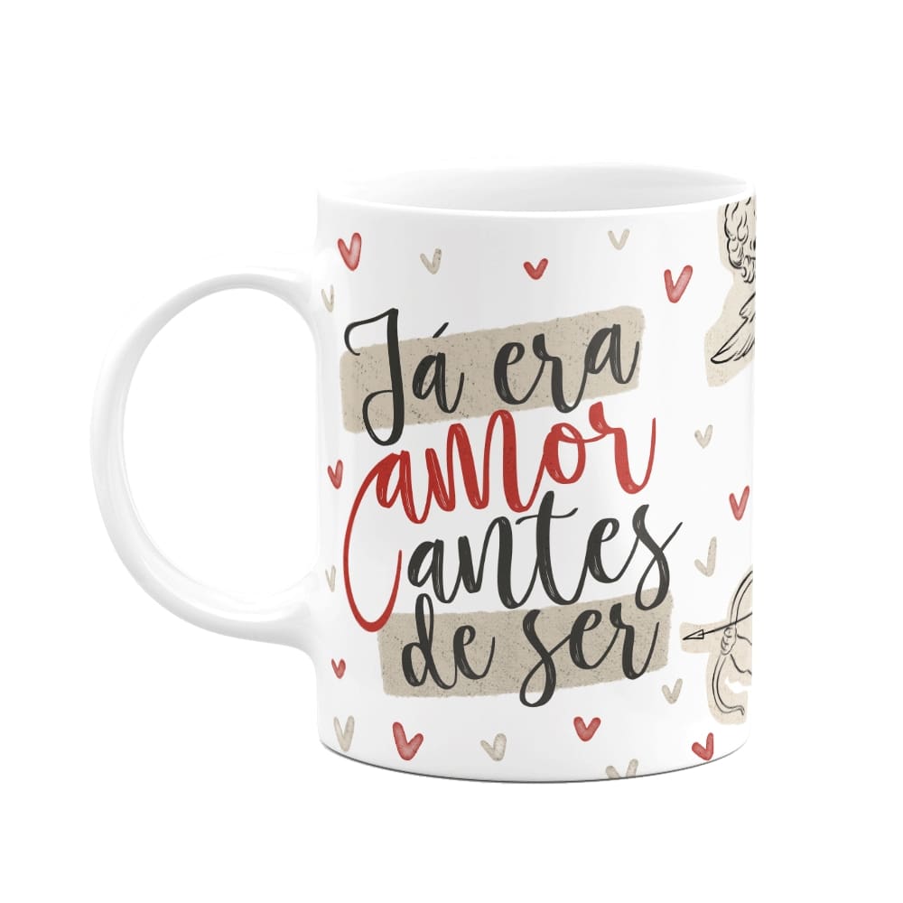 Caneca Namorados Cupid love - Já era amor antes de ser