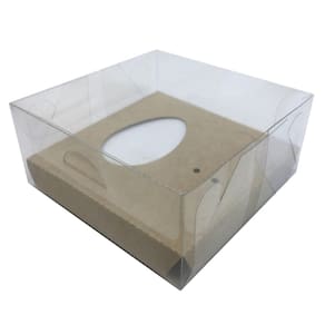 20 caixas para ovo de colher 50g, em acetato, páscoa, kraft