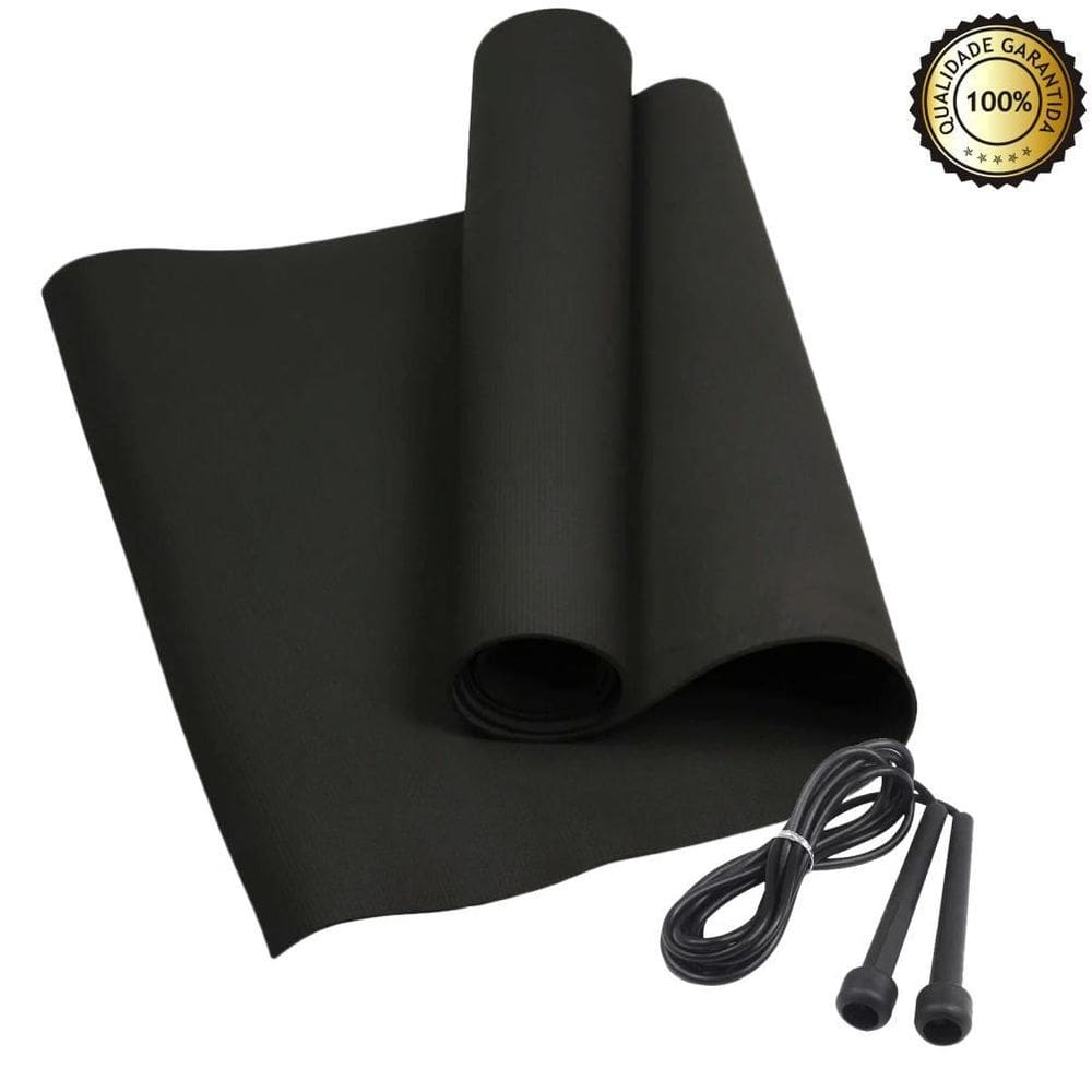 Tapete de eva academia/pilates/yoga 120x50cm + corda pvc