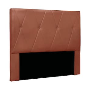 Cabeceira Cama Box Solteiro 90 cm Aquilla Veludo Cobre S04 - D`Rossi