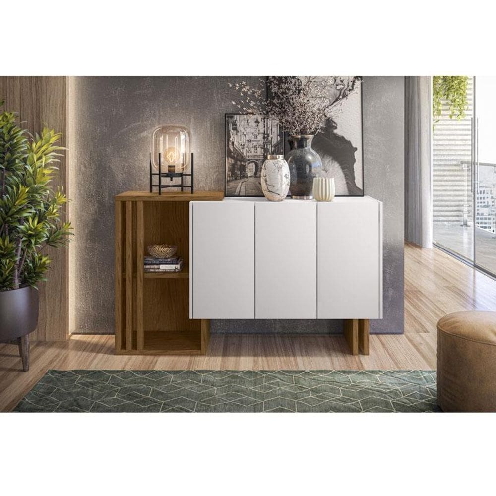 Aparador Buffet Ambiente Berlim Ype Off White - New Ceval