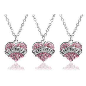 Colar Amizade Best Friends Melhores Amigas - 3 Peças - B64
