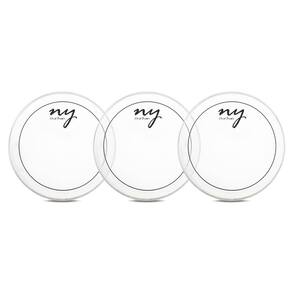 Kit 3 Peles Hidráulicas Transparente de Bateria 14" New York