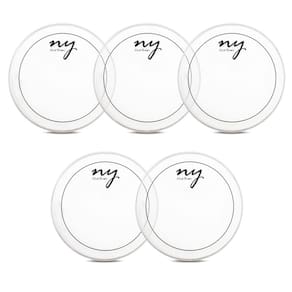 Kit 5 Peles Hidráulicas Transparente de Bateria 14" New York