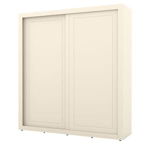 Guarda Roupa Tutto New 2 Portas de Correr Off White - Matic