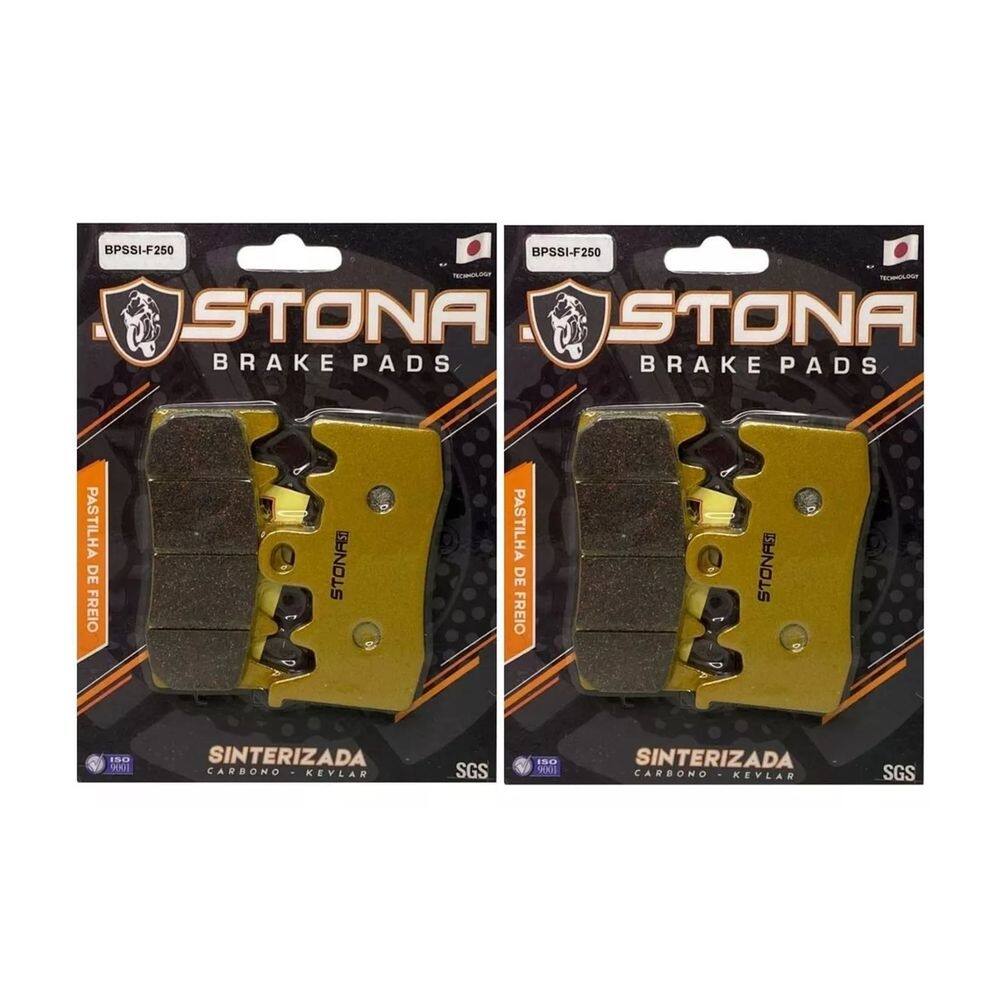 Kit pastilha freio dianteira Stona Sint Bmw  R 1250R 19 á 21