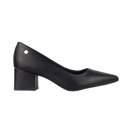 Sapato Scarpin Via Uno Salto Grosso Ponto