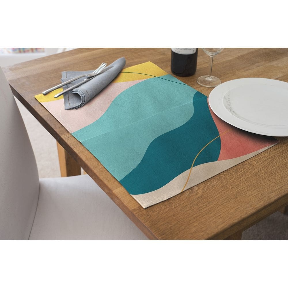 Jogo Americano Retangular 4 Lugares - Mesa Posta G00063