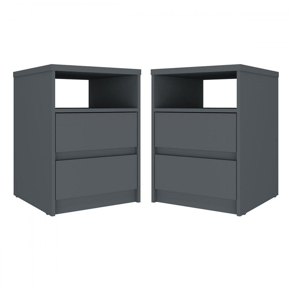 Mesa de Cabeceira Gales Kit 2 Mesas de Cabeceira 100% Mdf Grafitto - Mambel