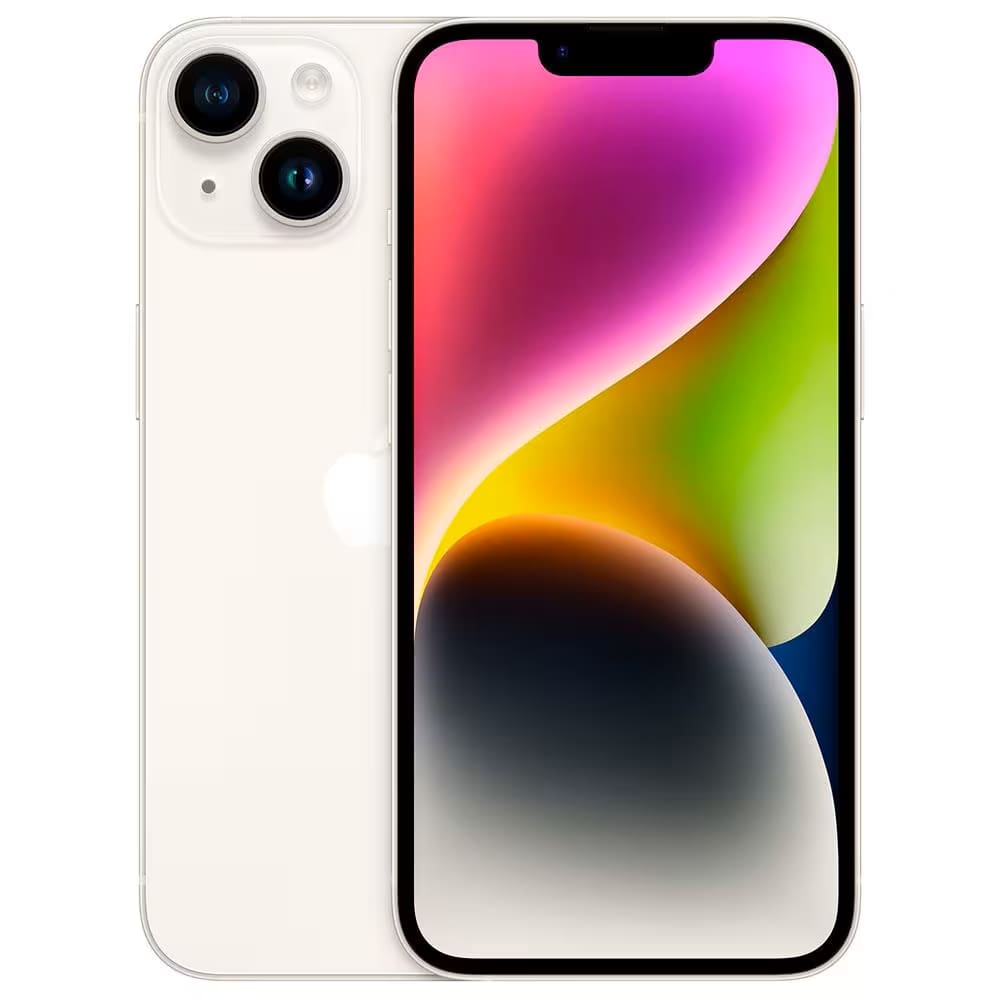 REEMBALADO: Celular Desbloqueado iPhone 14 Estelar 128GB Branco - Apple