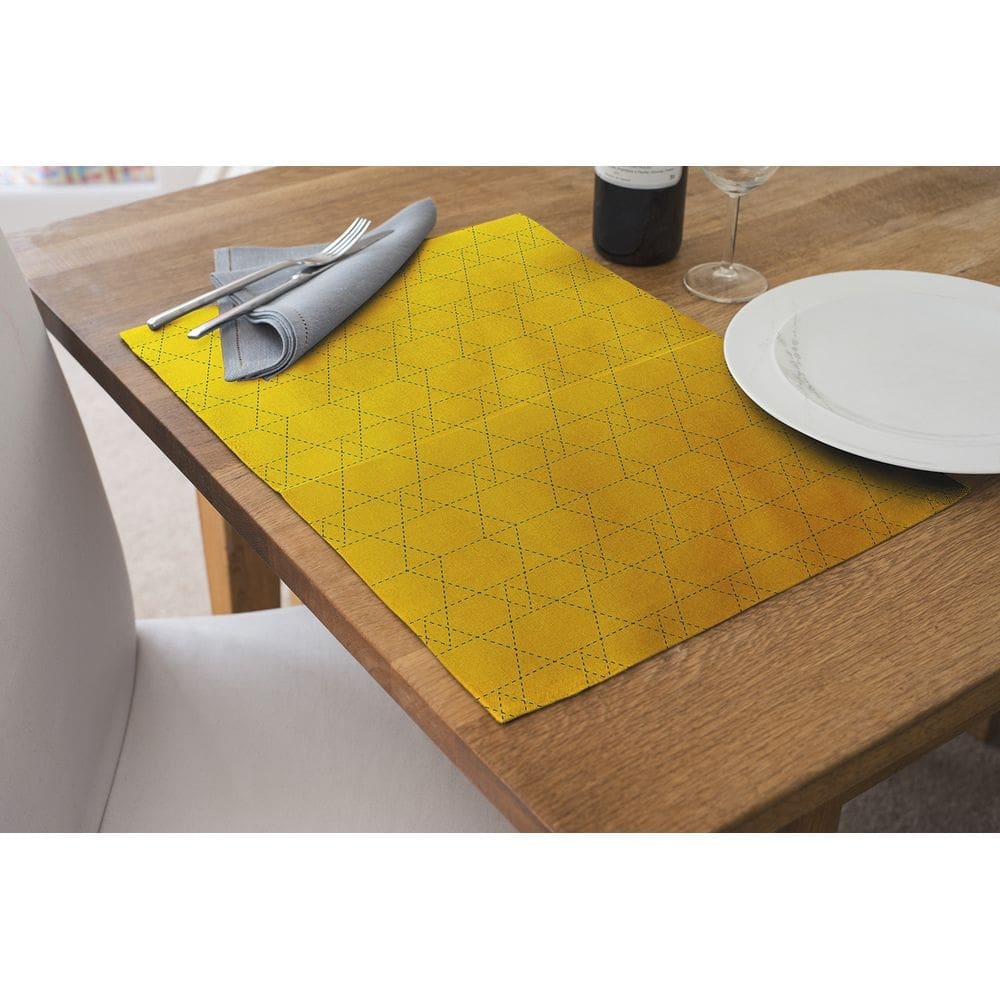 Jogo Americano Retangular 4 Lugares - Mesa Posta G00084