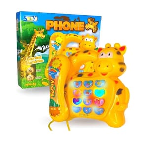 Telefone infantil Phone Girafa shuyi com luz e som