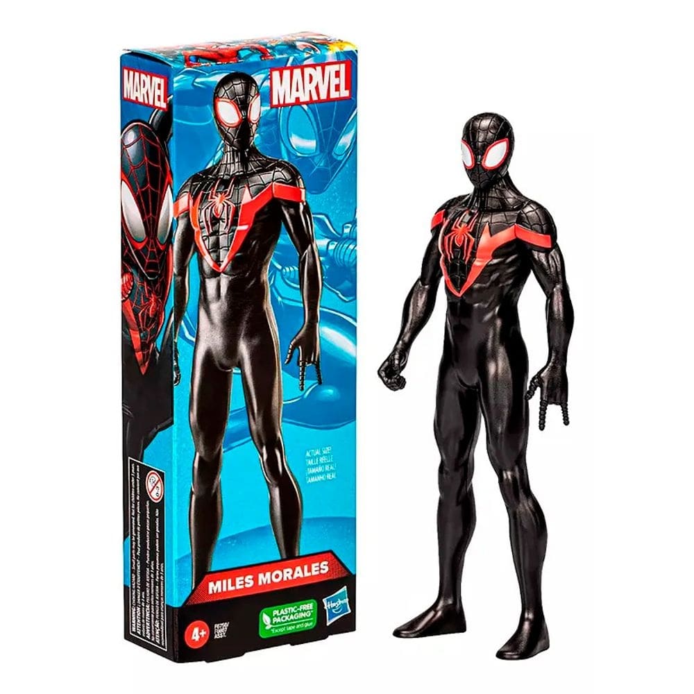 Figure Action Marvel Homem Aranha Miles Morales 20cm F6750 F6607 - Hasbro