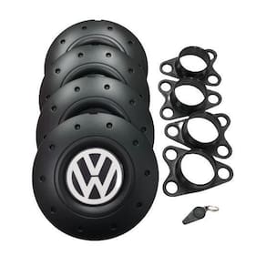Calotas miollo vw polo aro 14 2004/2017 estilo amarok preto