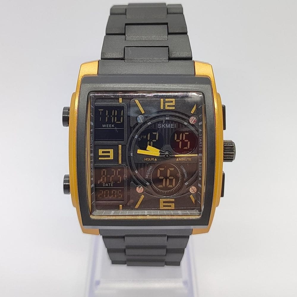 Relógio Skmei 1274 Resistente a Água Retangular Preto