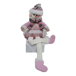Kit 2 boneco papai noel boneco de neve enfeite natal pelucia