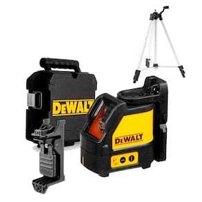 Kit nivel laser 2 linhas 15 metros linha vermelha dewalt