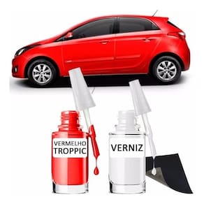 Tinta retoque tira risco automotivo vermelho troppic vermelho troppic 20 ml