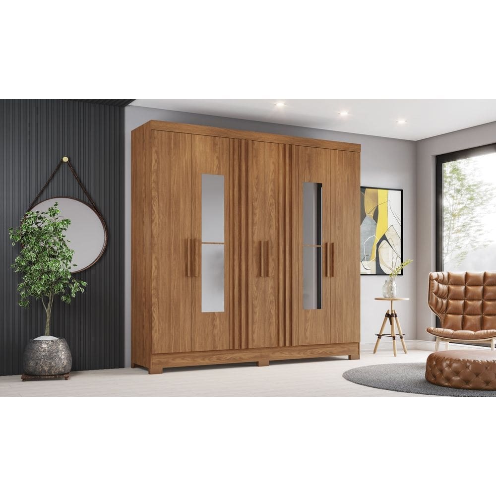 G. Roupa 6 Pts. C/ Espelho Nature B367 - Briz