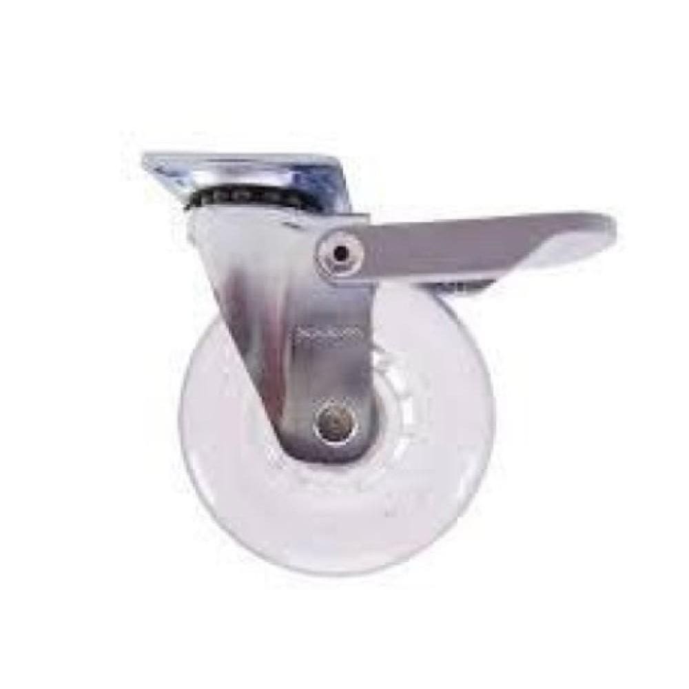 Rodizio giratório para móveis roda gel com freio glap 310 fp