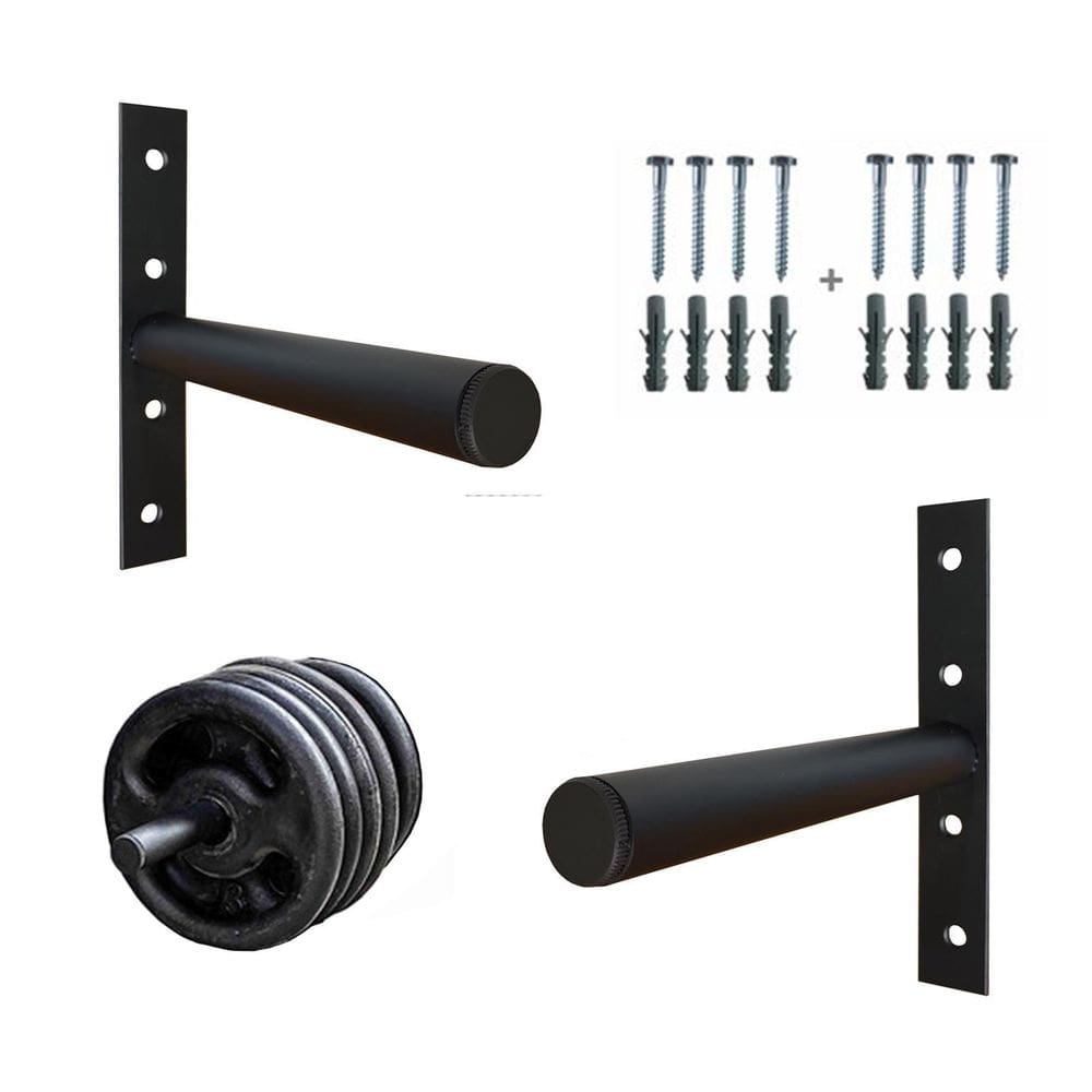 Par 2 suportes anilhas expositor academia 100 kg capacidade