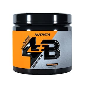 Pré treino 4b frutas tropicais four beta plus - nutrata 300g