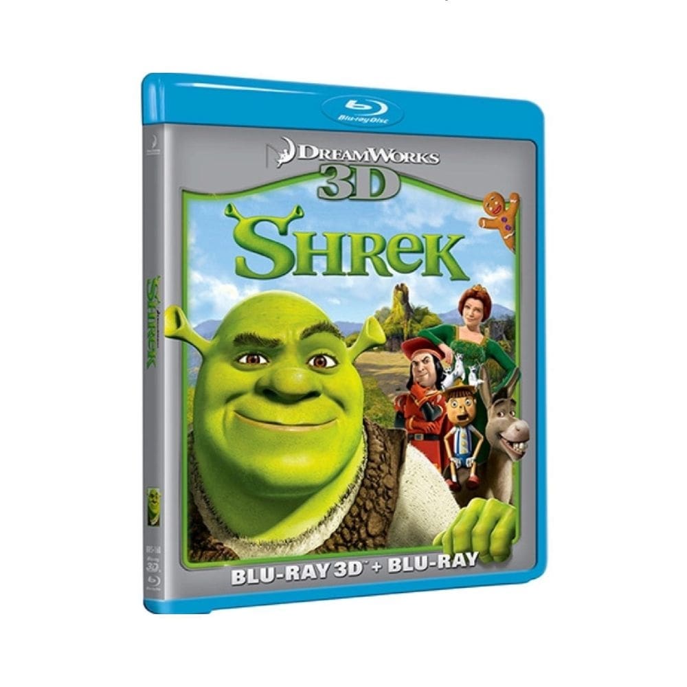 Shrek blu-ray 3d + bluray edição rara duplo lacrado