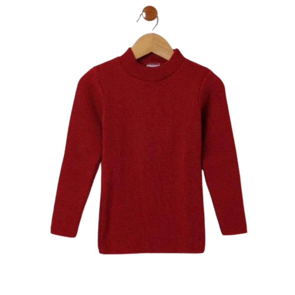 Blusa suéter infantil tricô inverno
