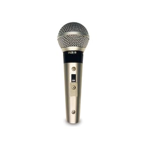 Microfone dylan dinâmico unidirecional com chave dls-8