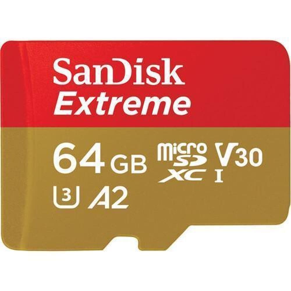 Cartão de memória extreme micro sd xc 64gb 170mb/s