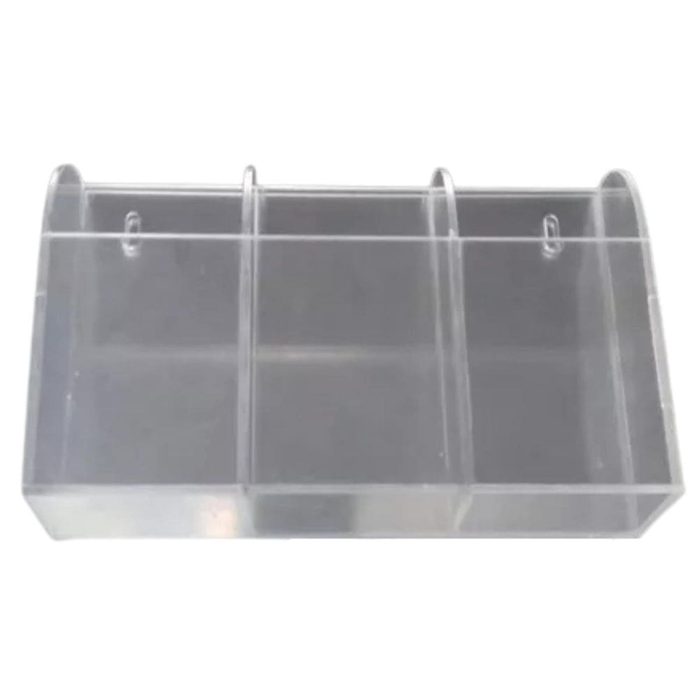 Porta controle tv ar condicionado suporte parede 3 nichos
