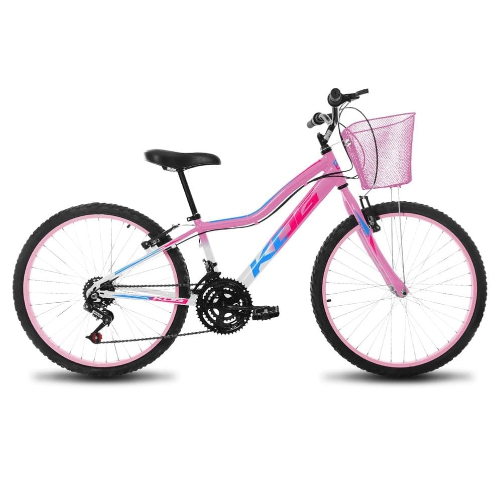 Bicicleta Infantil Aro 24 Alumínio KOG Feminina 18v Shimano