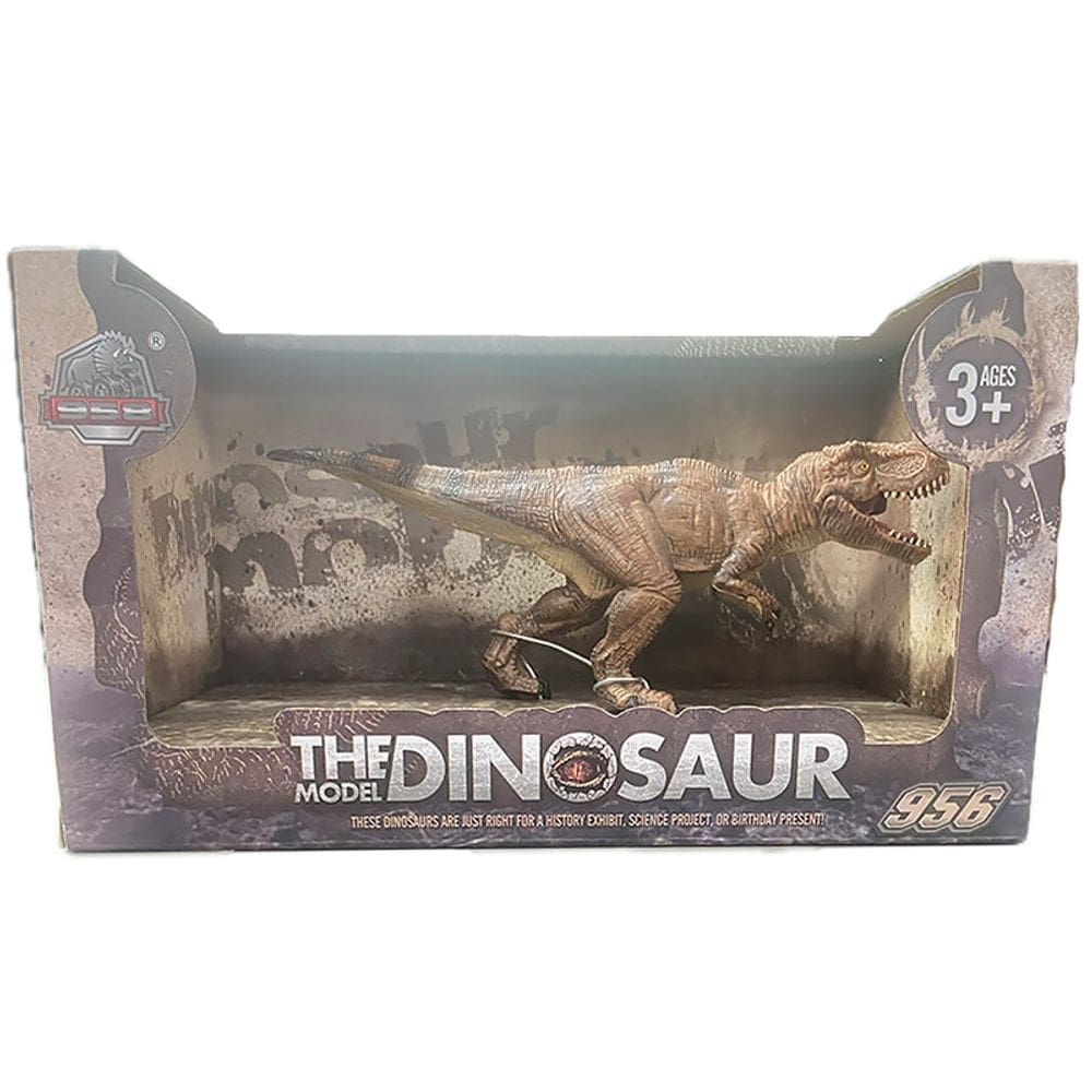 Dinossauro de Brinquedo The Dinosaur Model T-Rex Marrom KZ956-201G - Dorémi