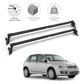 Rack Teto Modelo Aço Stilo 03 A 10 Entre Portas Preto