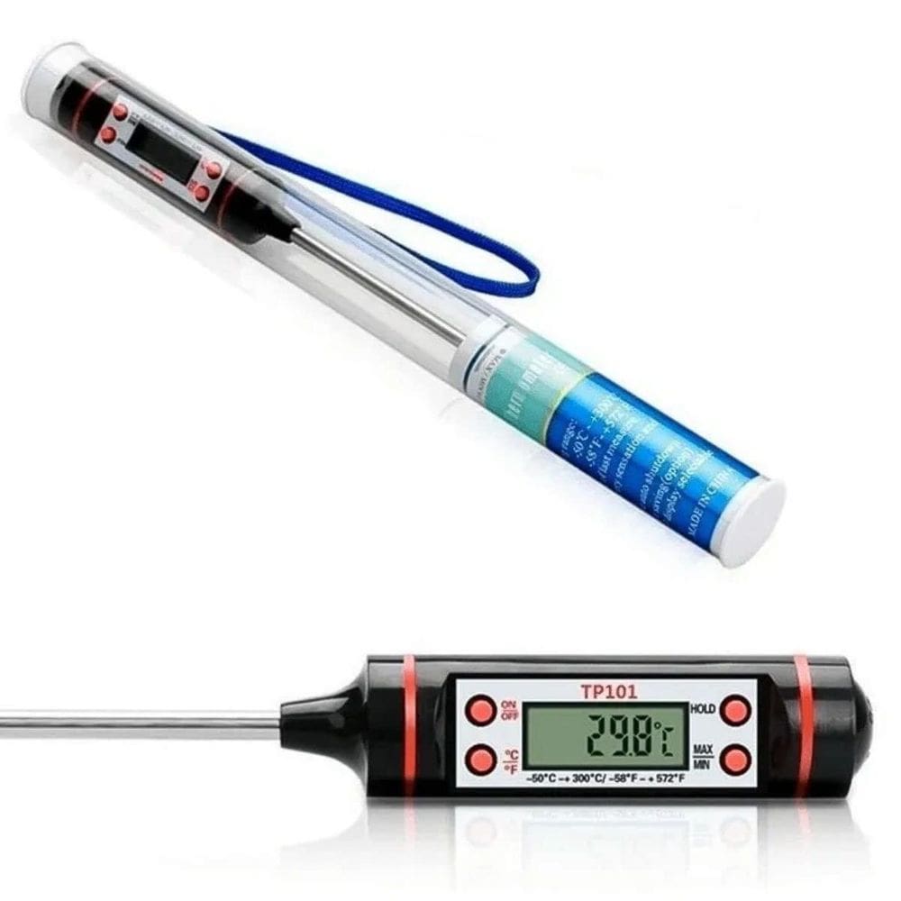 Termômetro culinário digital espeto cozinha alimento