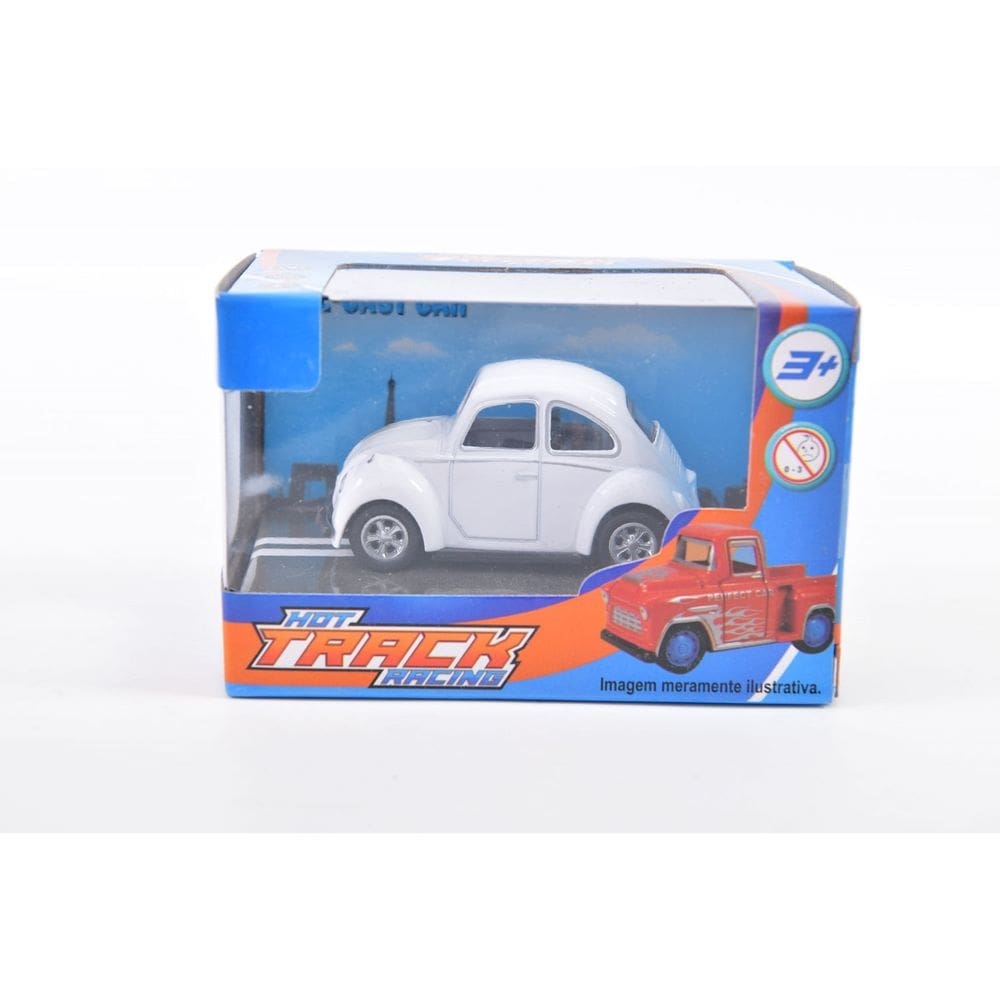 Veiculo de Metal Pequeno - Fusca Branco TERRACO