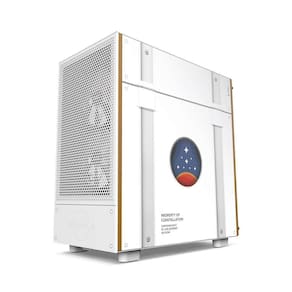 Gabinete Gamer Nzxt H5 Flow Edição Starfield Branco 2 Fans