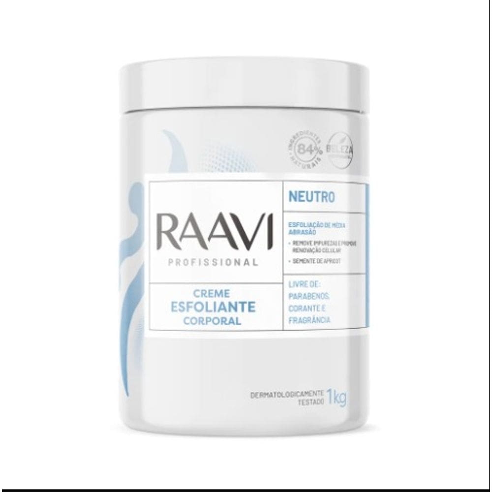 Creme Corporal Esfoliante Raavi 1Kg
