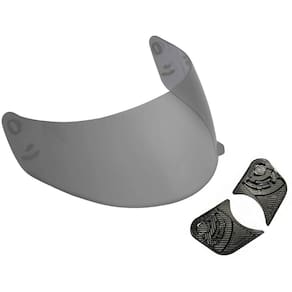 Kit reparo fixação + viseira fumê capacete ebf eox new spark