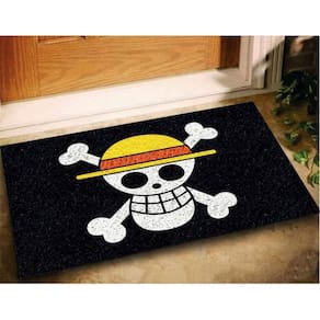 Tapete capacho one piece 60x40 anime manga casa entrada lar