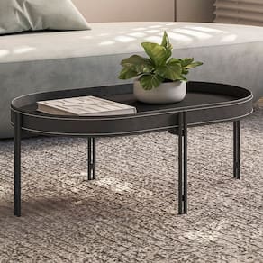 Mesa de Centro Mônaco Preto - Linea Brasil